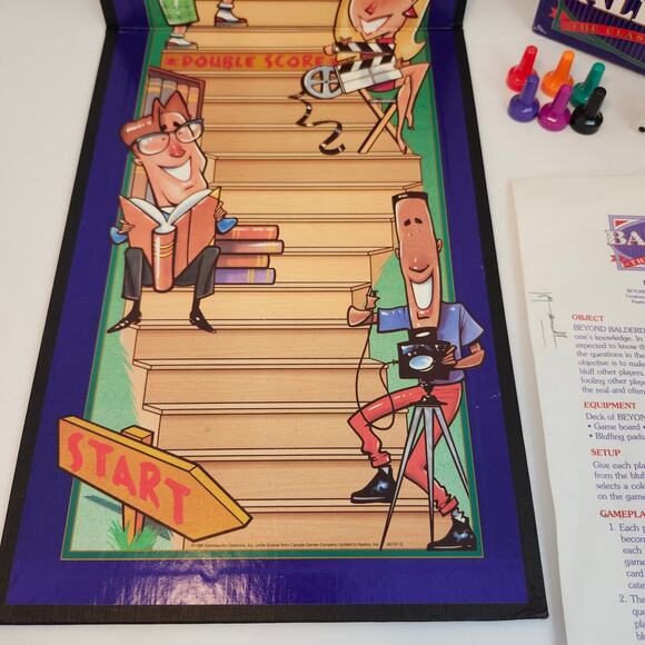Beyond Balderdash The Classic Bluffing Game 1997 Parker Brothers USA Game Night - Picture 8 of 13
